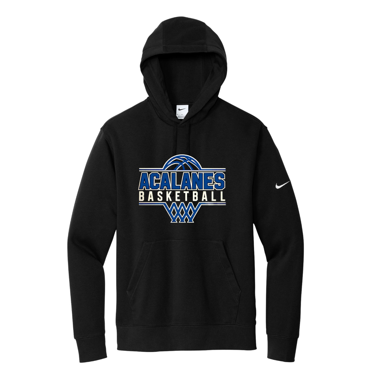 ADULT Acalanes Basketball Nike Hoodie - BLACK