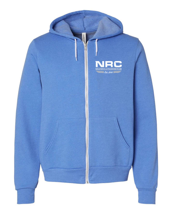 NRC Est. 2010 Bella & Canvas Sponge Fleece Full Zip Hoodie