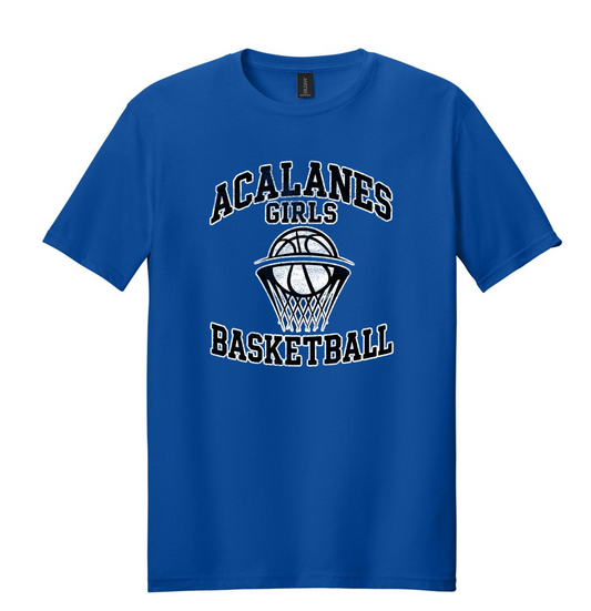 Unisex Acalanes Girds Basketball T-Shirt - ROYAL