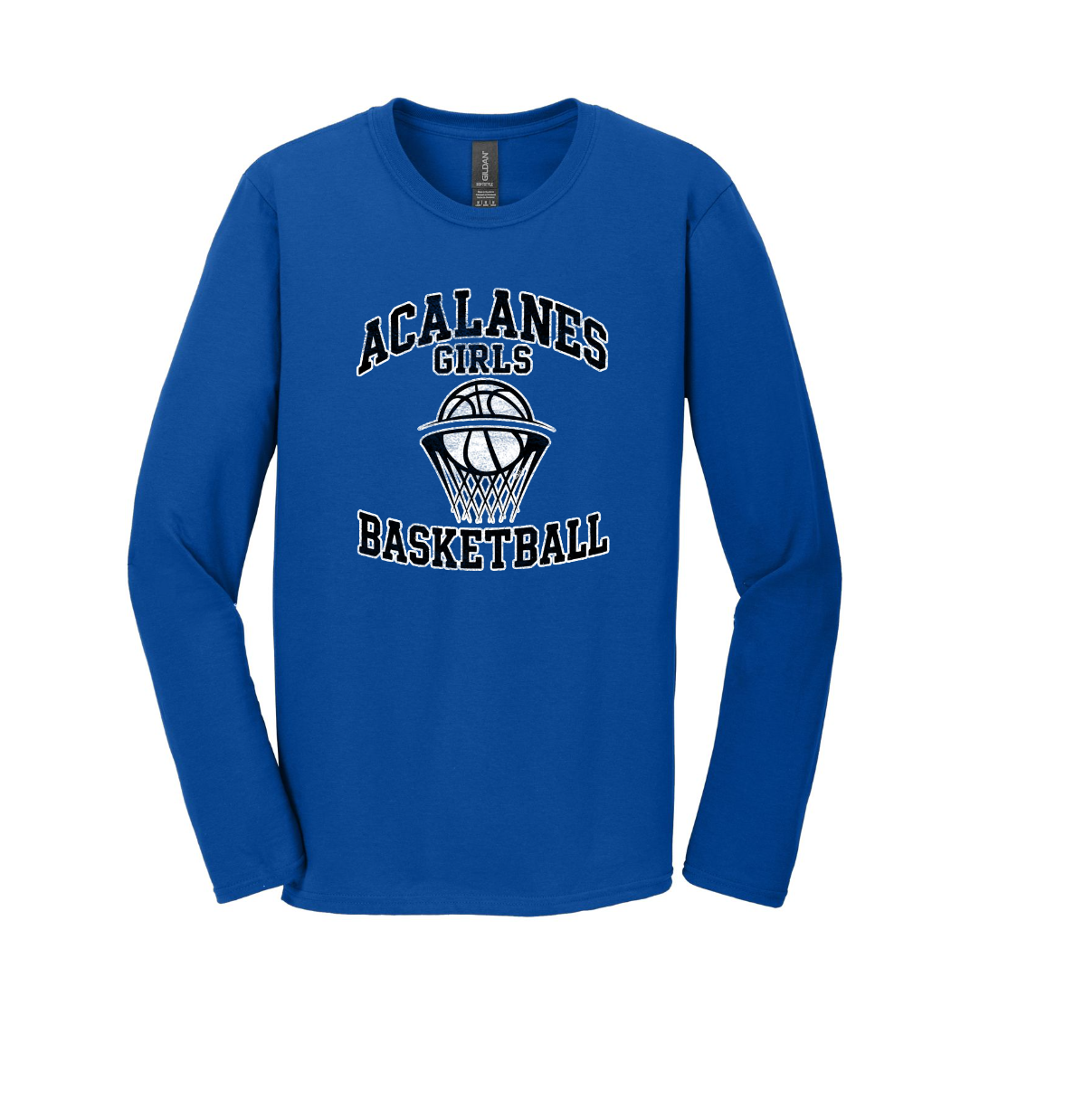 Unisex Acalanes Girls Basketball Long Sleeve Tee-ROYAL