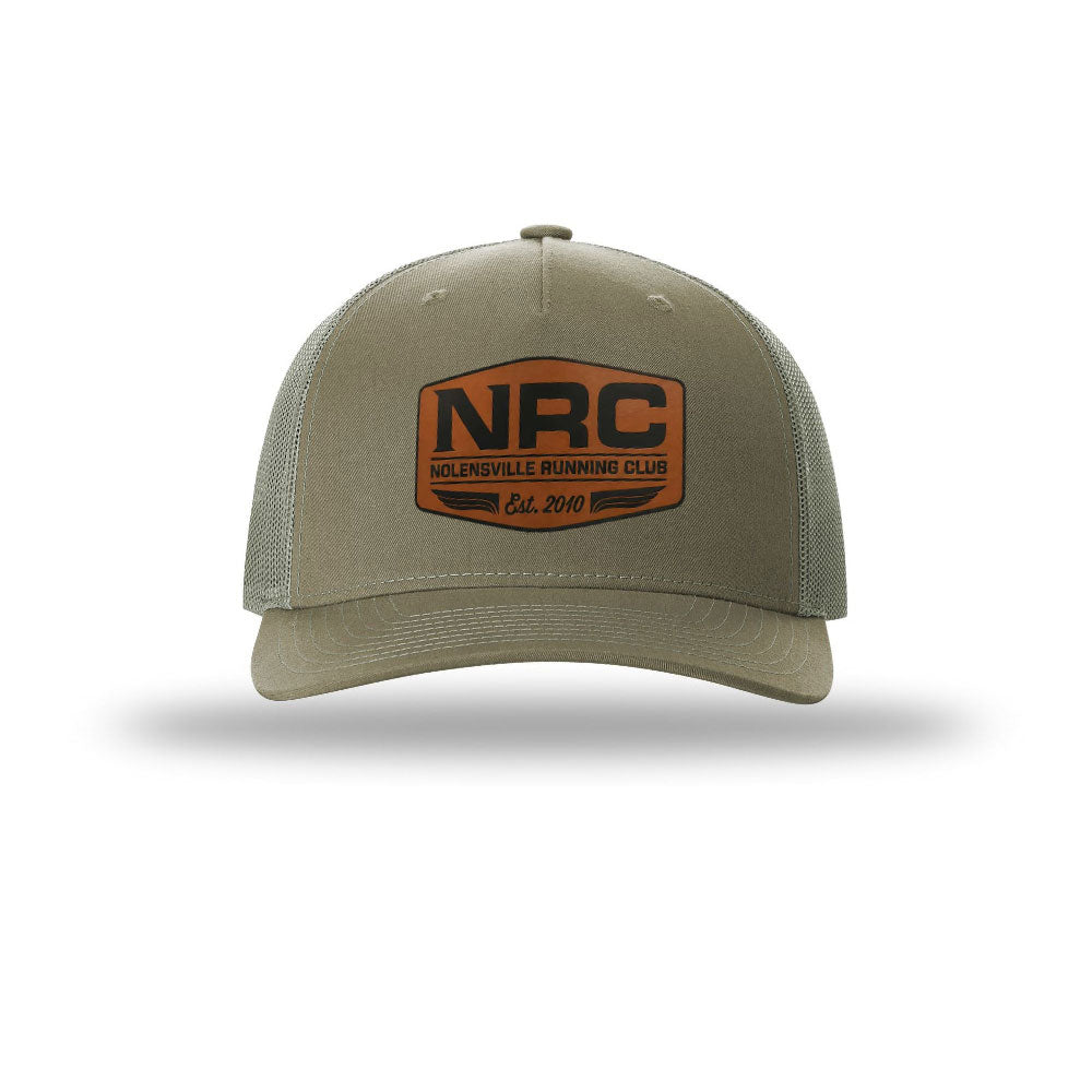 NRC Leather Patch Richardson Five Panel Trucker Hat