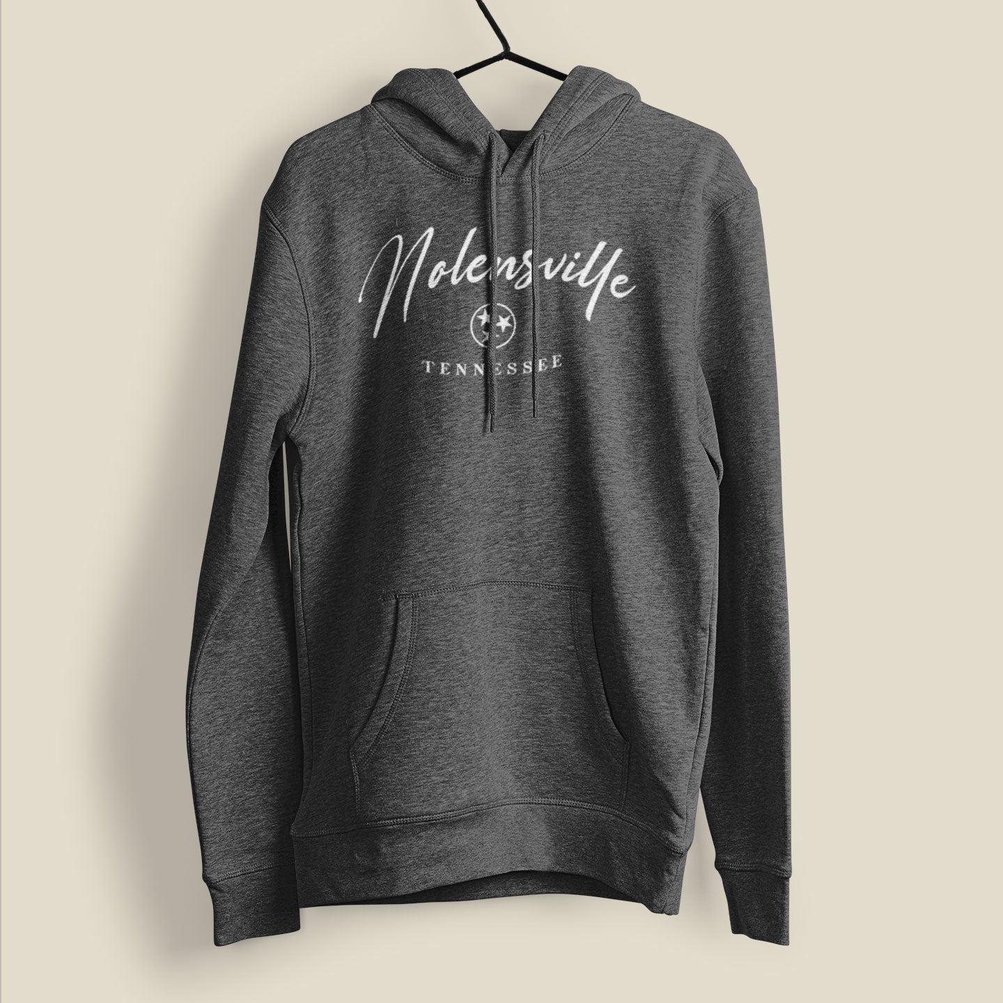 Nolensville TN Featherlight Hoodie (Washed Coal)